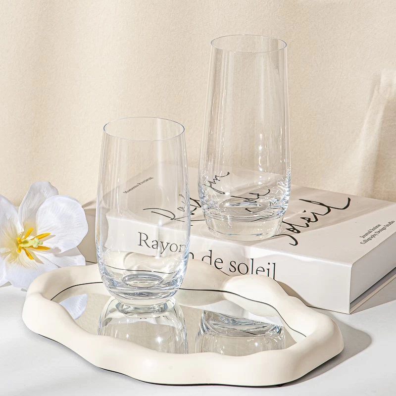 350ml Transparent Glass Cup for Home Decor