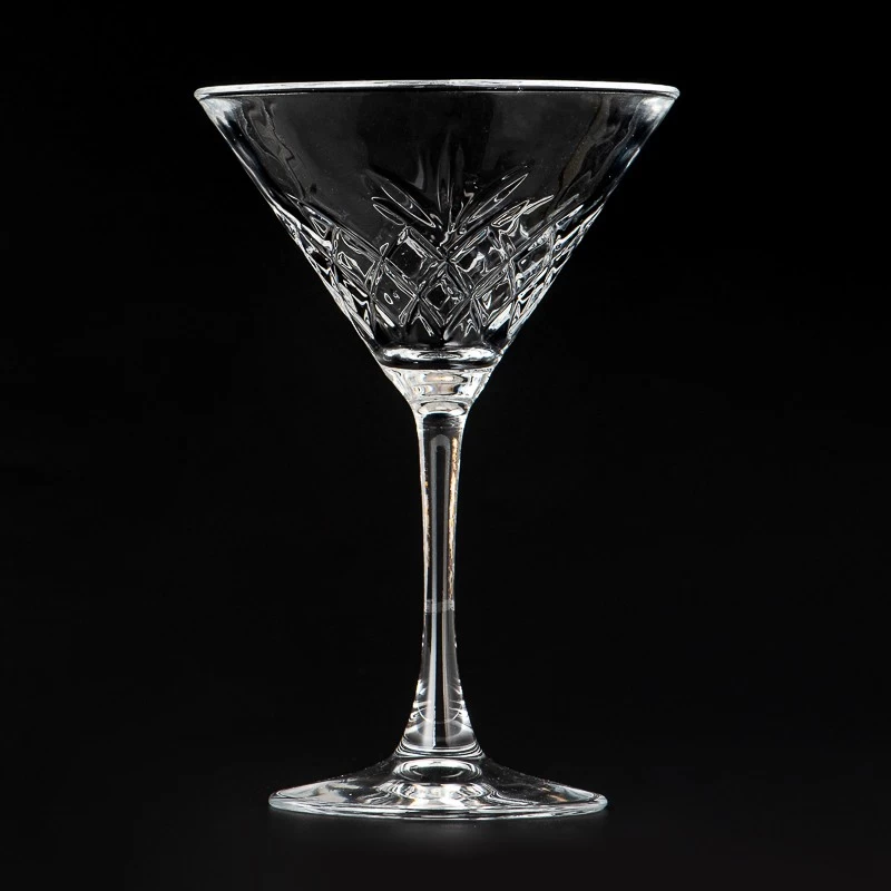 high white Martini glass for cocktail and bar 