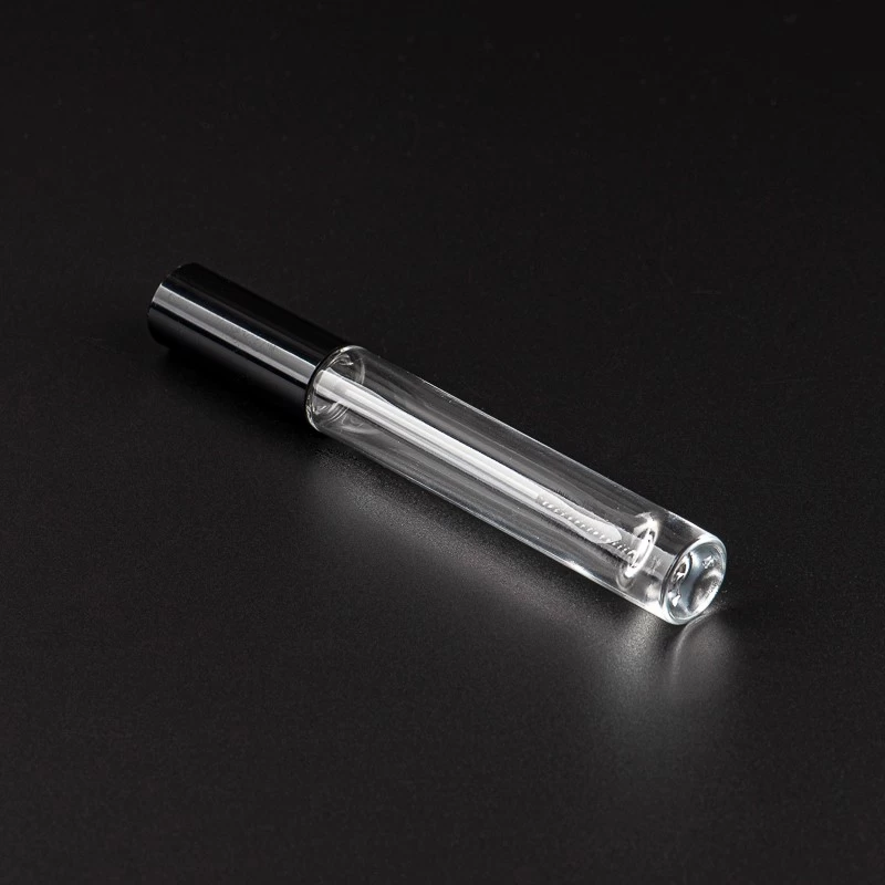 empty glass mascara tube 
