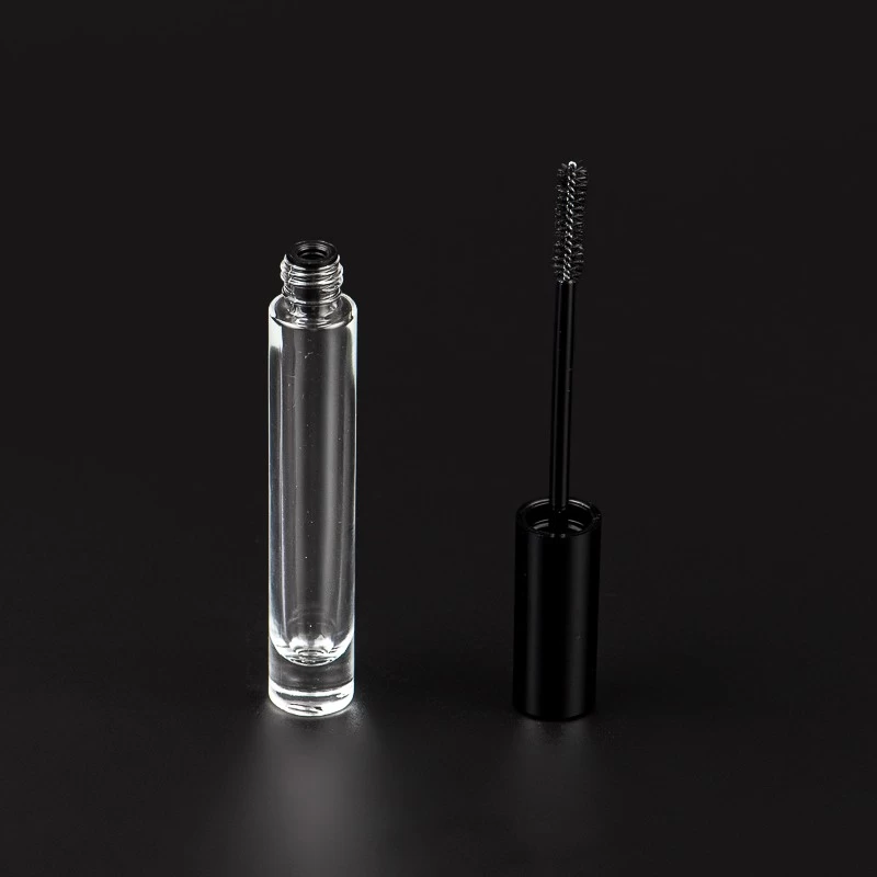 empty glass mascara tube 