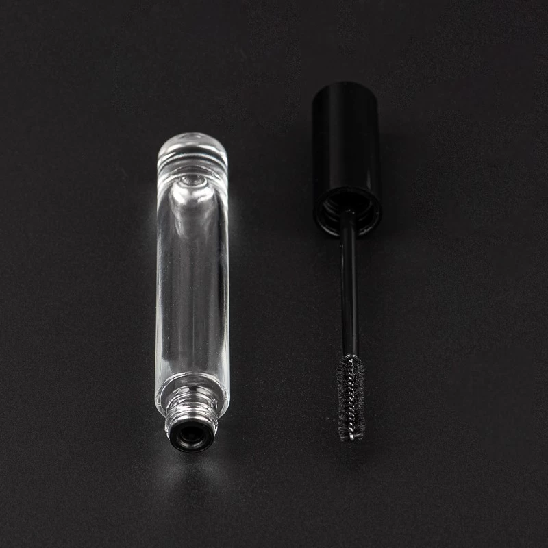empty glass mascara tube 