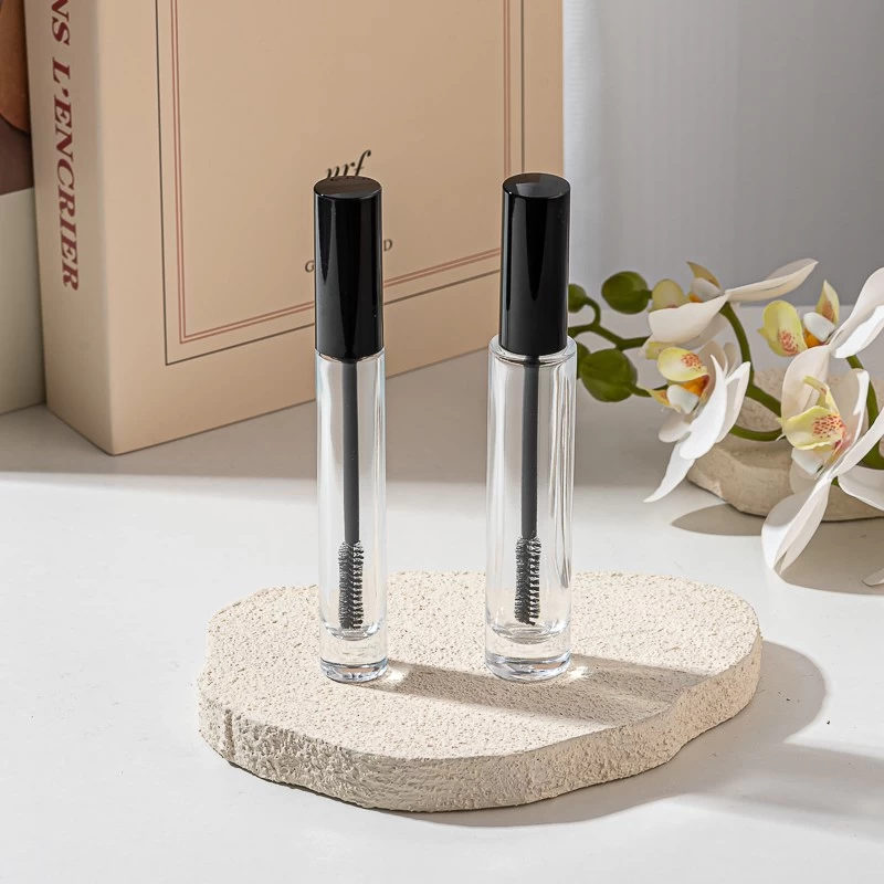 empty glass mascara tube 