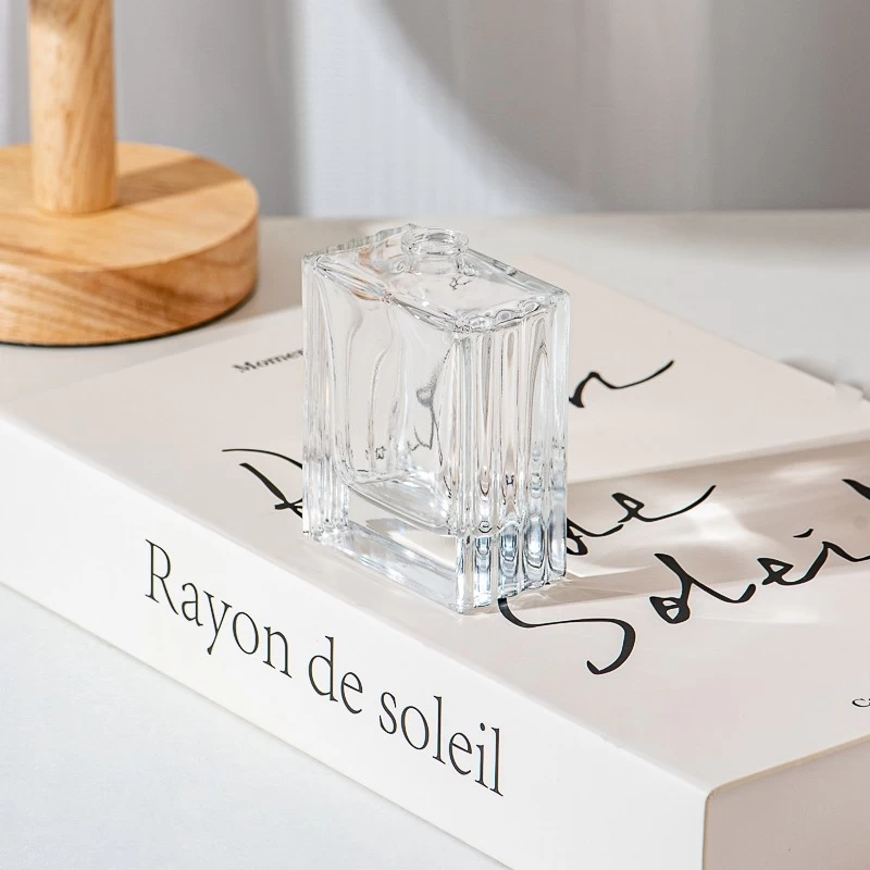 Home Decor Square Glass Perfume Bottle 50ml
