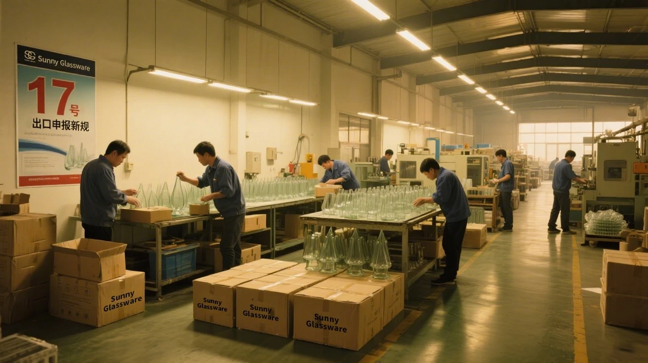 Sunny Glassware Proactively Responds to New Export Compliance Regulation – Announcement No. 17 Implementation