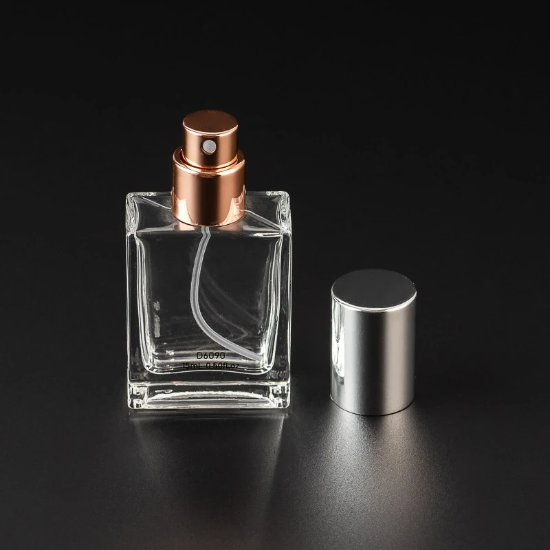 뜨거운 판매 15ml 빈 유리 향수 병과 실버 캡