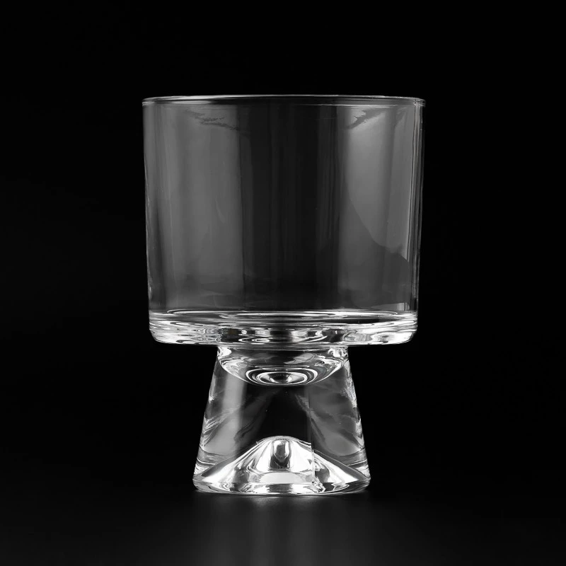 Modern Style Custom Color 243ml Glass Vessel Candle Jar Wholesaling