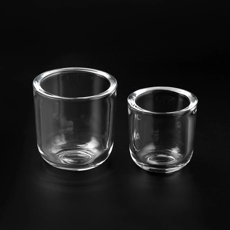 Držáky svíčky s nízkým moqem 165 ml tlustých skleněných svícnů velkoobchodní