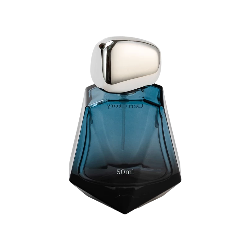 50ml empty glass perfume bottle with ball cap