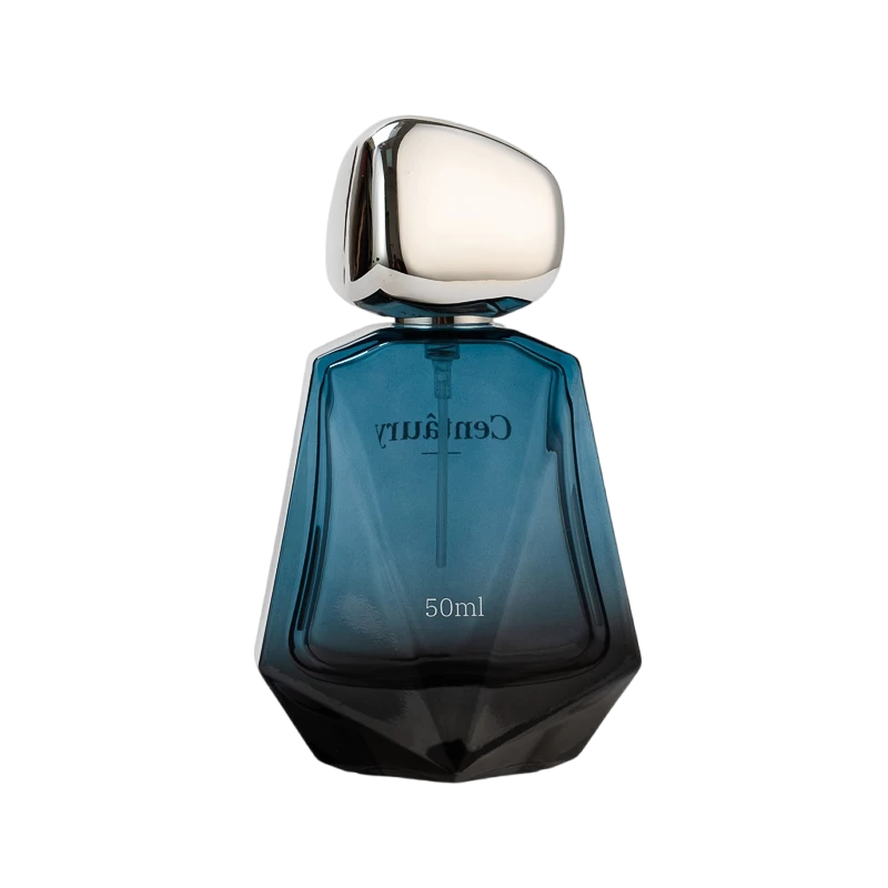 Tsina Luxury 50ml walang laman na baso na bote ng pabango na may ball cap Manufacturer