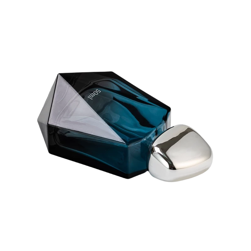 50ml empty glass perfume bottle with ball cap