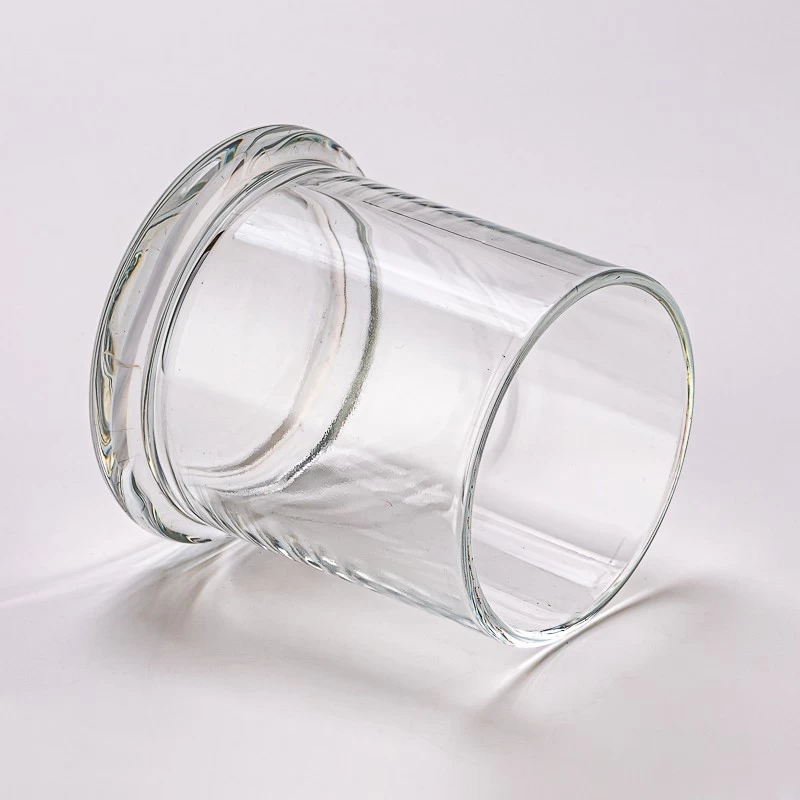 Popular Classic Glass Candle Jar with Lids Custom Color Glass Candle Holders - COPY - 1rw8vt