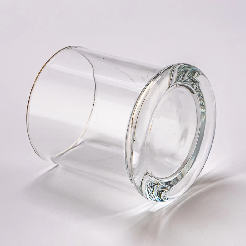 Popular Classic Glass Candle Jar with Lids Wholesale