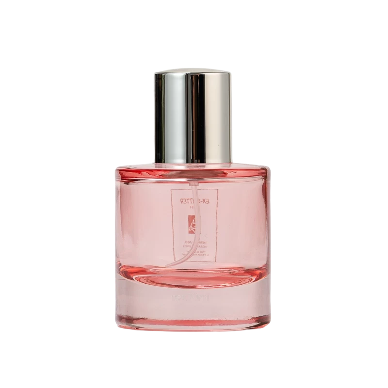30ml transparent pink Glass Perfume Bottle with home decor 