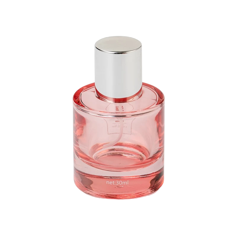 30ml transparent pink Glass Perfume Bottle with home decor 