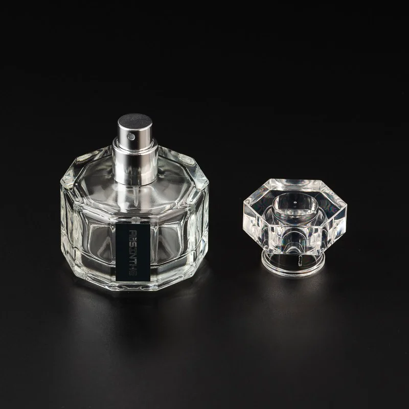 30ml Glass Perfume Bottles Polygonal Glass Perfume Bottles Hexagonal Perfume Bottles Wholesale