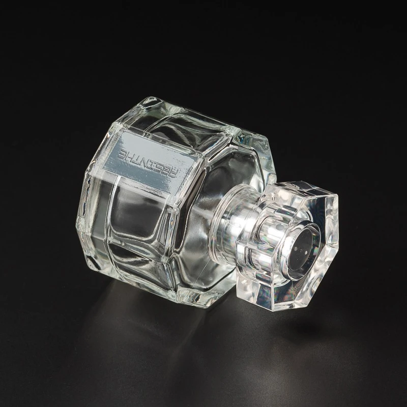 30ml Glass Perfume Bottles Polygonal Glass Perfume Bottles Hexagonal Perfume Bottles Wholesale