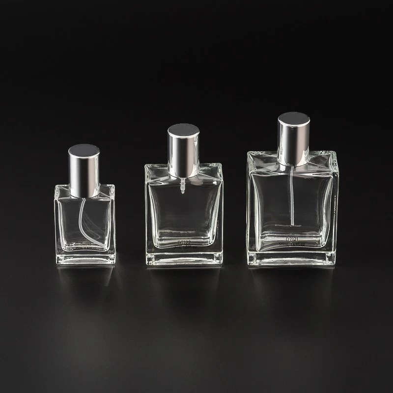 Home Decor Clear 50 ml quadratische Glassprühflasche