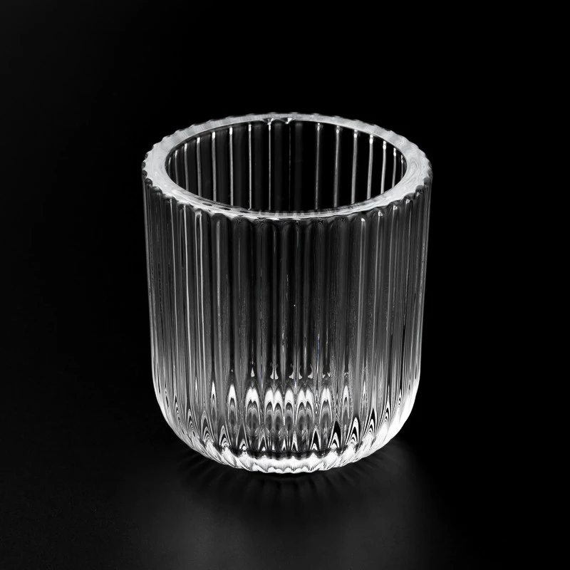 China Decor pentru casă 8oz borcan cu perete de sticlă groasă de sticlă producător
