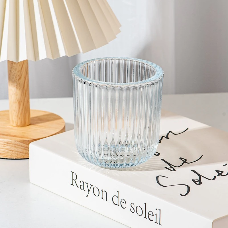 Home Decor 8oz dikke glazen wand kaarsenpot