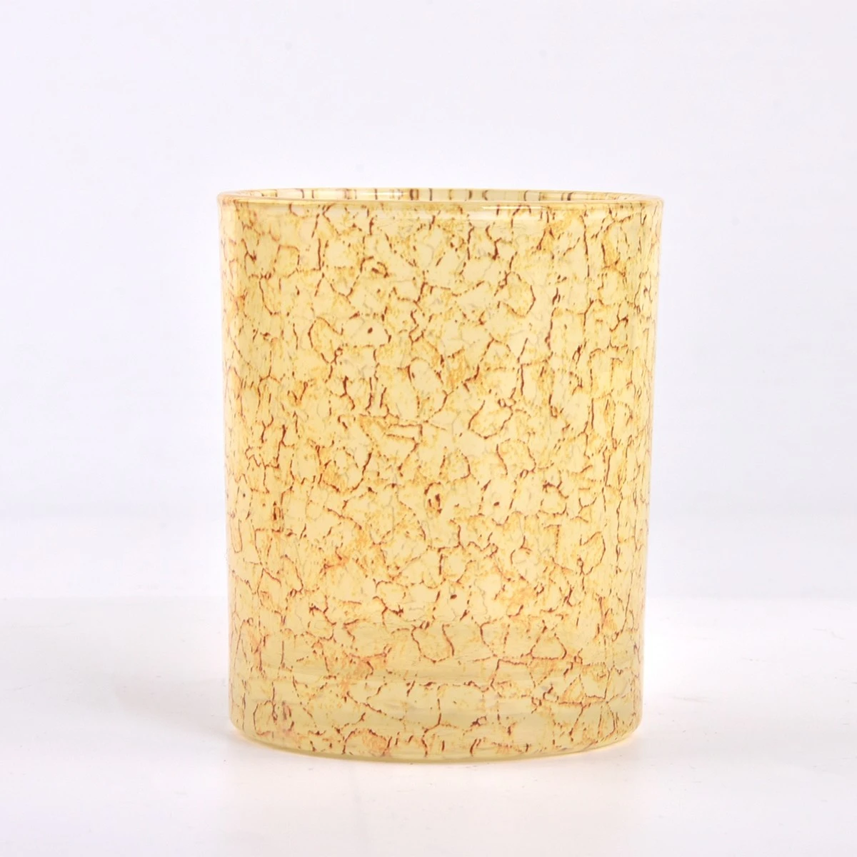 porcelana Jares de vela de vidrio de decoración de grietas vacías para la fabricación de velas fabricante