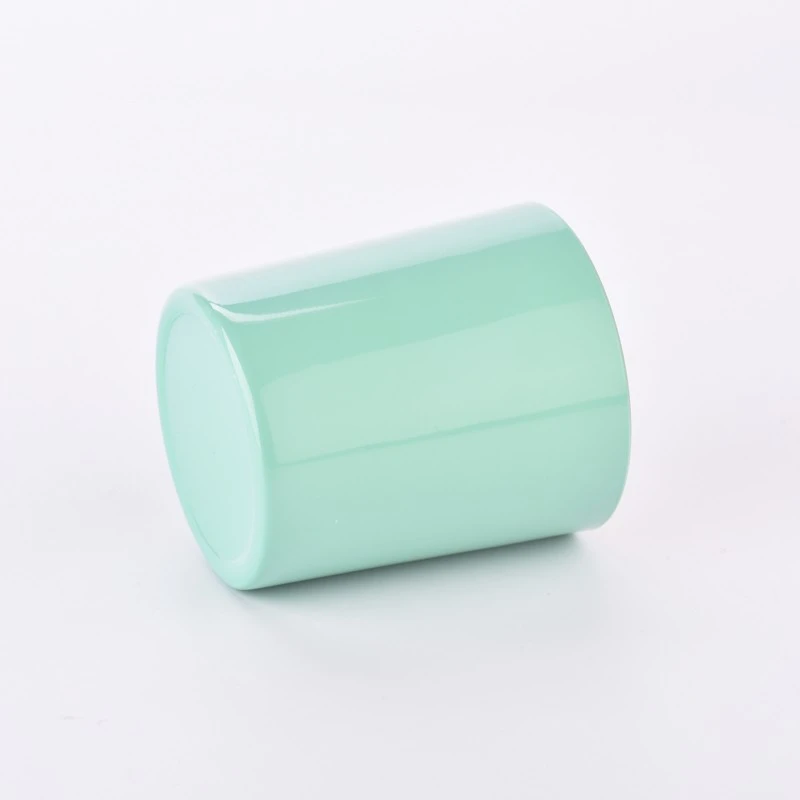 candy color 10oz glass candle jar