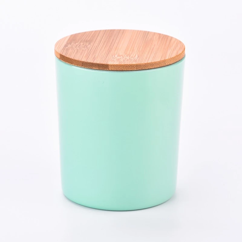 candy color 10oz glass candle jar