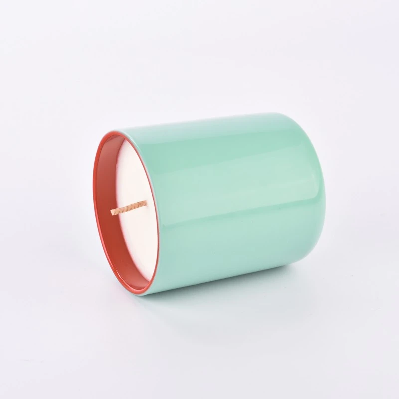 10oz round bottom glass candle holder