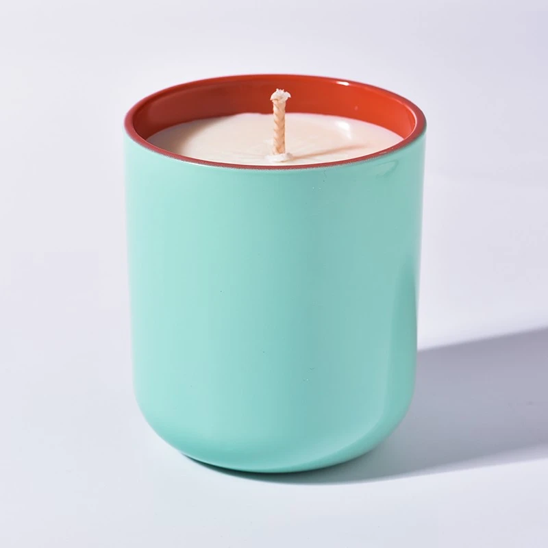 ev dekorasyonu 10oz yuvarlak alt cam mumluk