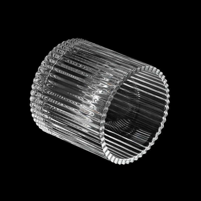 home decor 14oz glass candle jar with dome lid