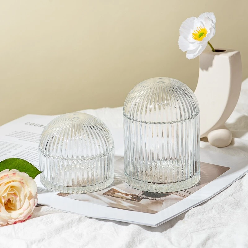luxury 7oz glass dome candle holder
