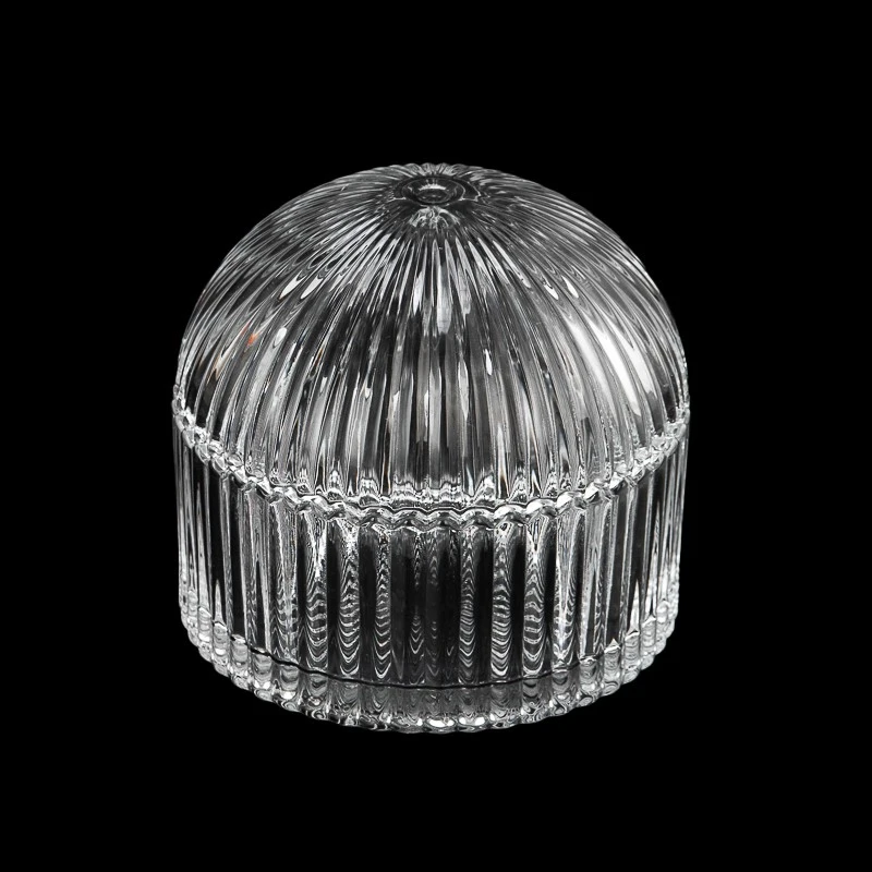 China luxury 7oz glass dome candle holder manufacturer