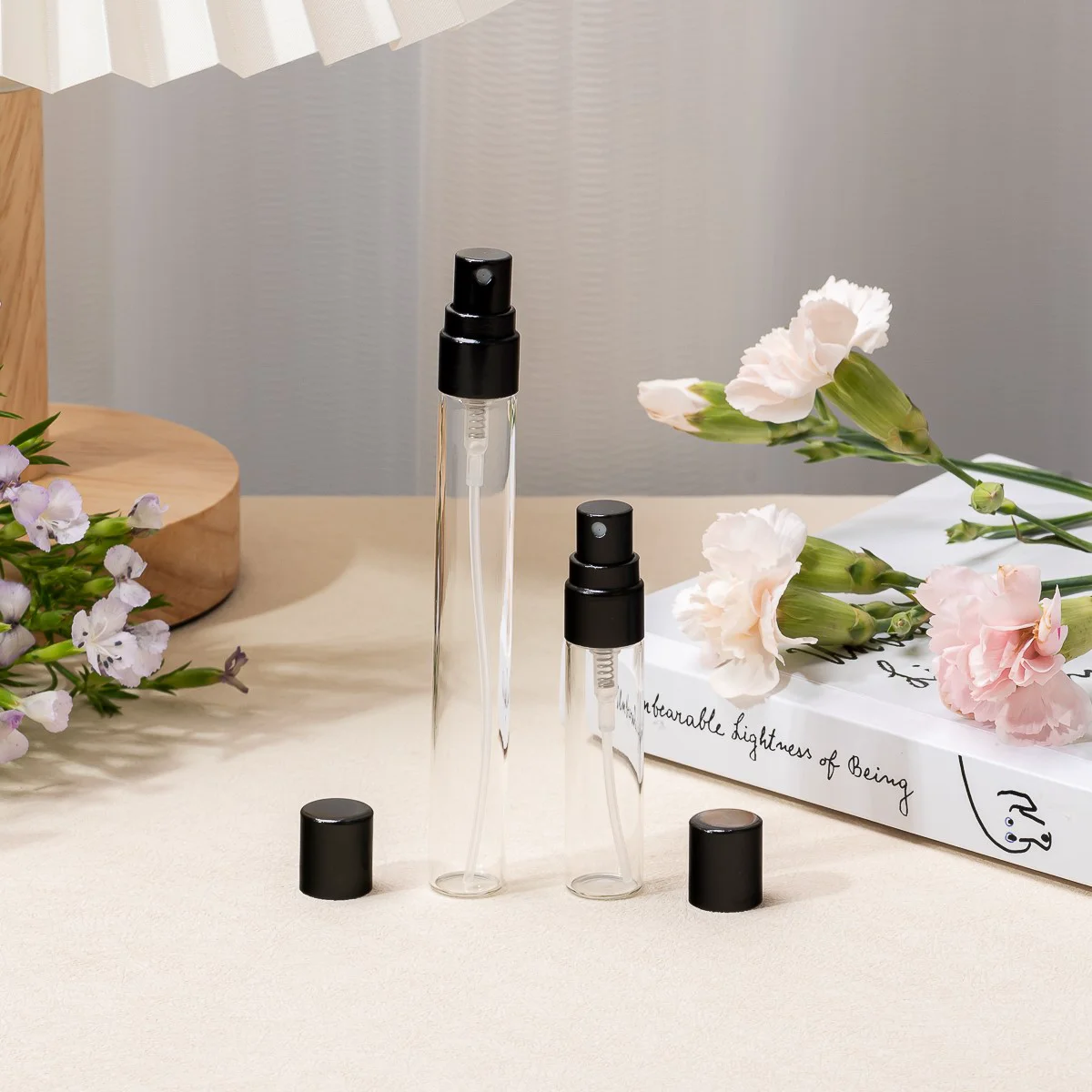 Travel Perfume Bottles 5ml 10ml Glass Spray Bottles Glass Vials