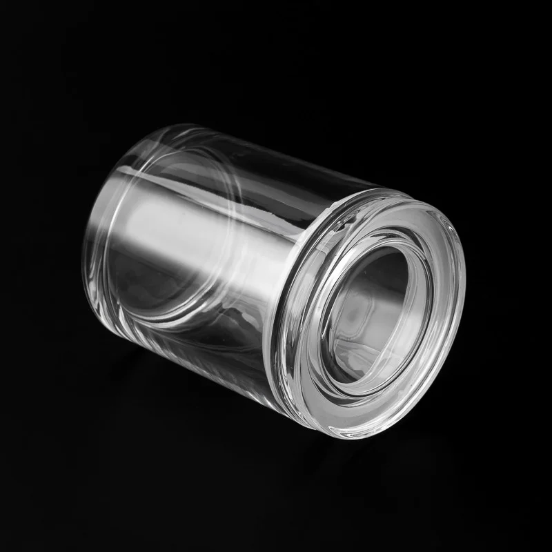 heimilisskreyting 7oz kertakrukka úr gleri með glerloki