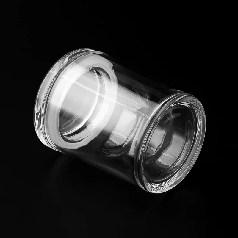 heimilisskreyting 7oz kertakrukka úr gleri með glerloki