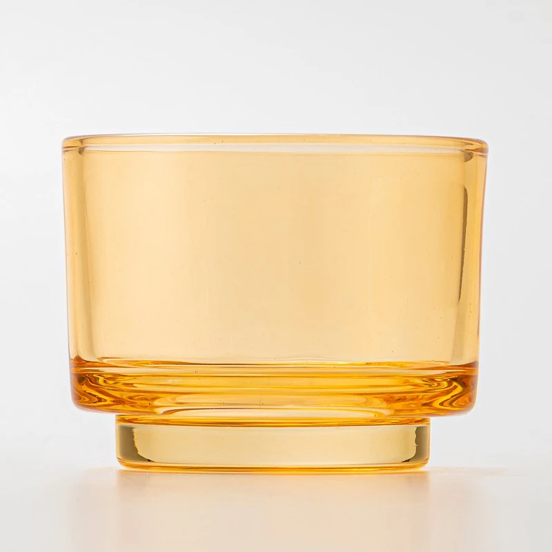 Home Decor Maliit na laki ng baso ng kandila ng kandila