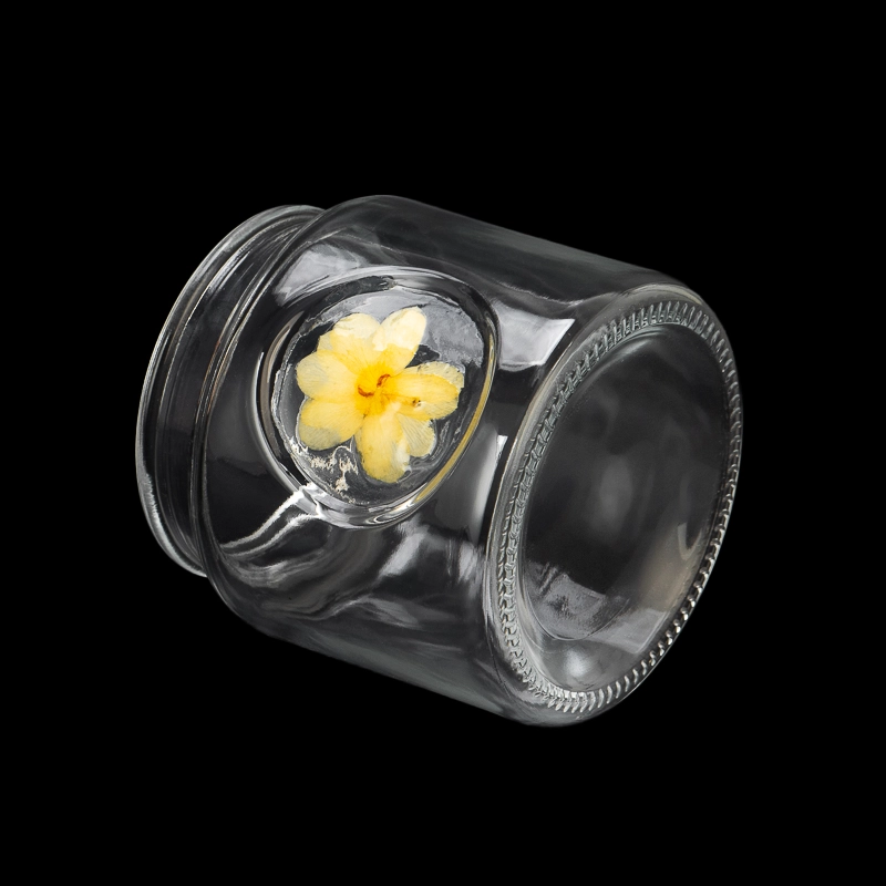 Wholesale Home Decor Glass Container 570ml Glass Candle Jar