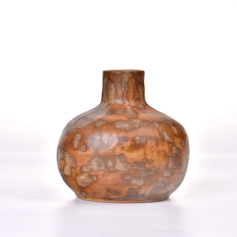 Supplier 388ml Home Decoration Customize Pattern Ceramic Bottle Aroma Reed Diffuser Bottle