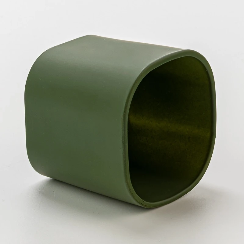  New Design Scented square Glass Jar Elegant Glass Jar Wholesale