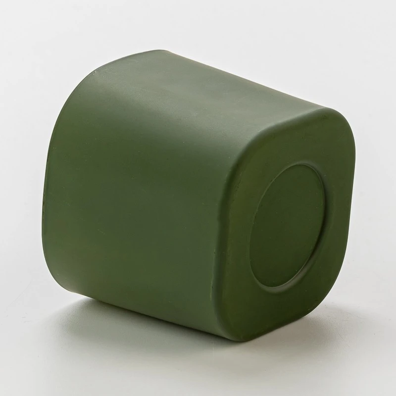  New Design Scented square Glass Jar Elegant Glass Jar Wholesale