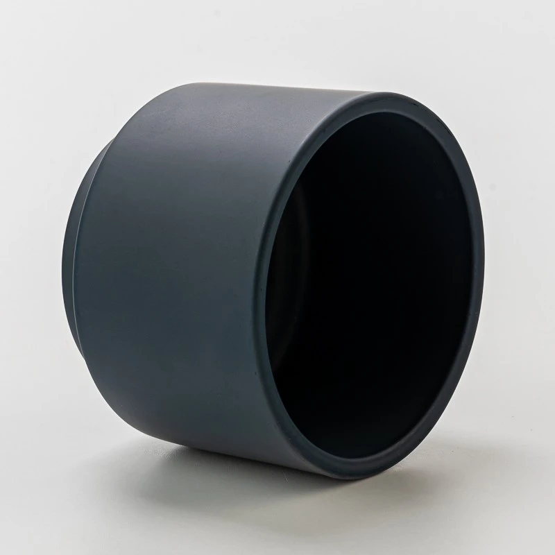 Empty blue color Glass Jar round Elegant Glass Jar Wholesale 