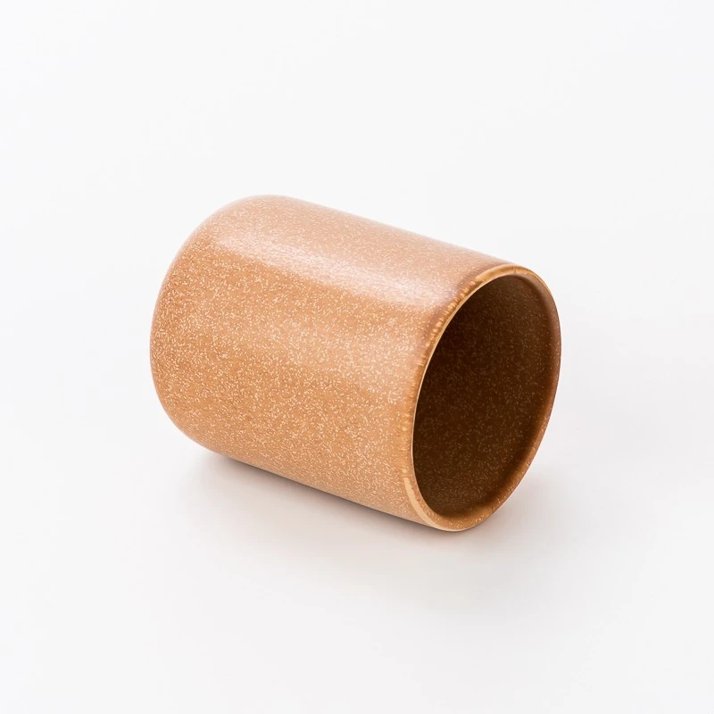 Clay Ceramic Candle Container Matte Candle vessel wholesale