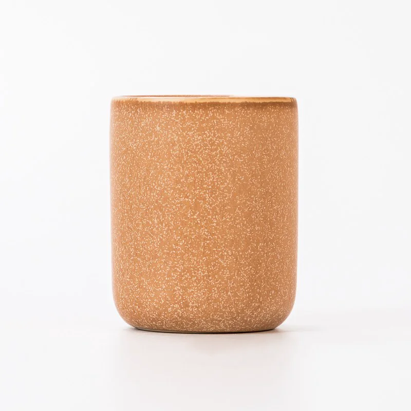 Clay Ceramic Candle Container Matte Candle vessel wholesale