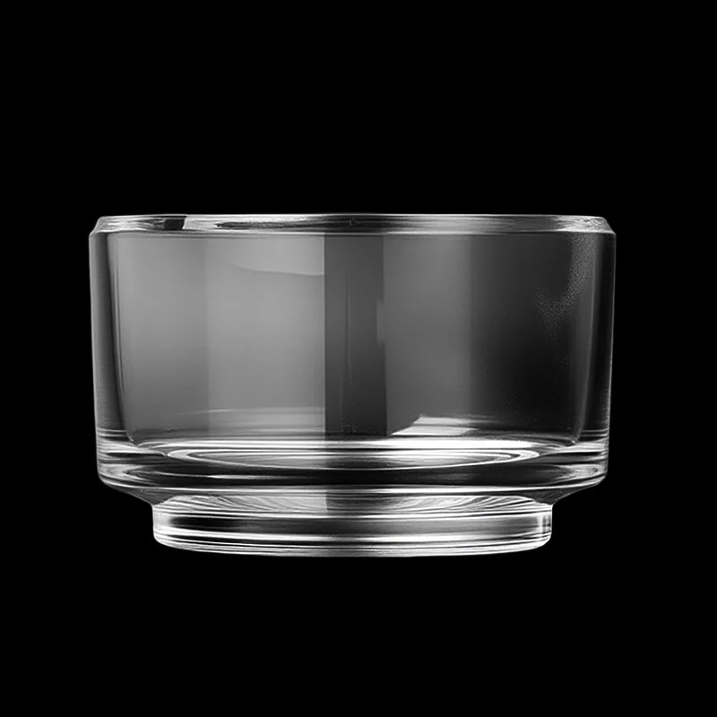 Stand 15oz clear glass candle holder candle bowl thick wall