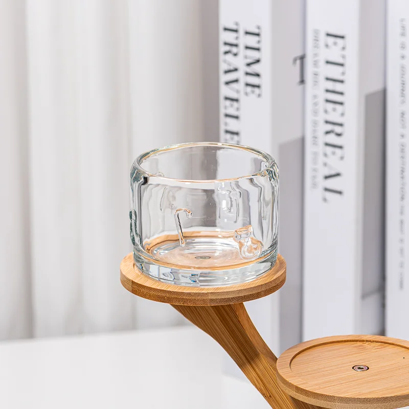 Graskermynstur Glerkertakrukkur Sérsniðin litur 9oz Graskerglerkertastjakar Heildsölu