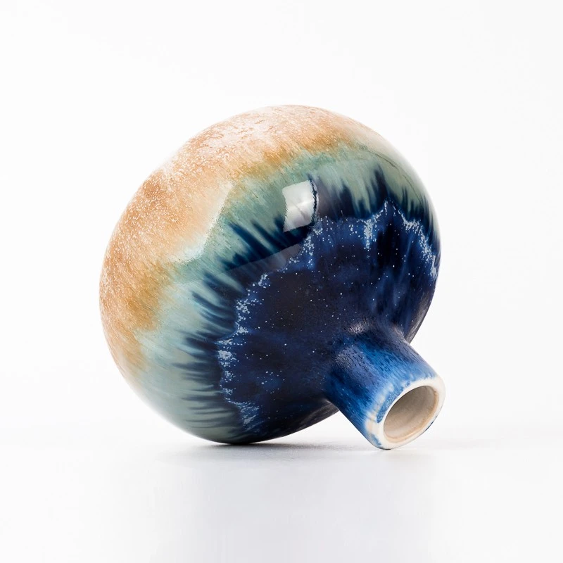 Elegant Colorful Glazed Ceramic Bottle Ceramic Reed Diffuser Bottle Supplying