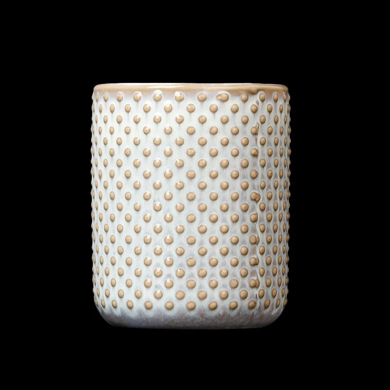 decorazioni per matrimoni Barattolo di candele in ceramica da 5 once