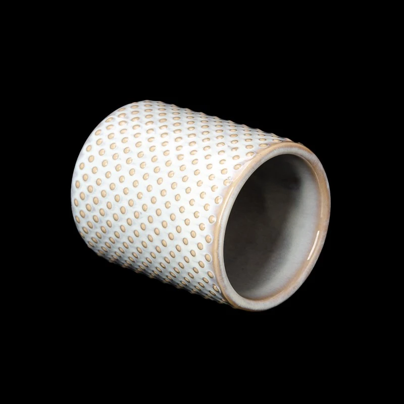 decorazioni per matrimoni Barattolo di candele in ceramica da 5 once