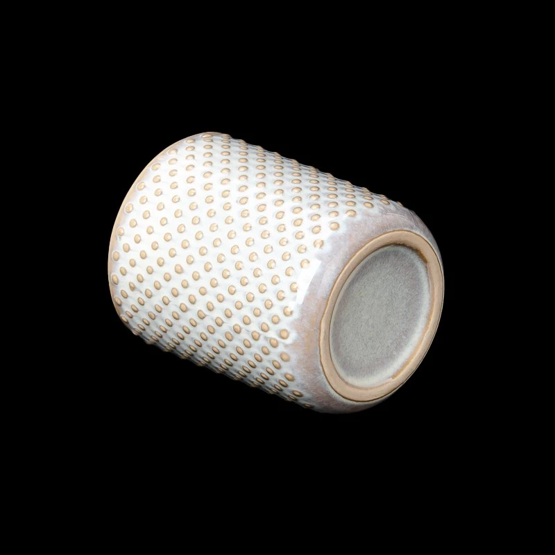 decorazioni per matrimoni Barattolo di candele in ceramica da 5 once