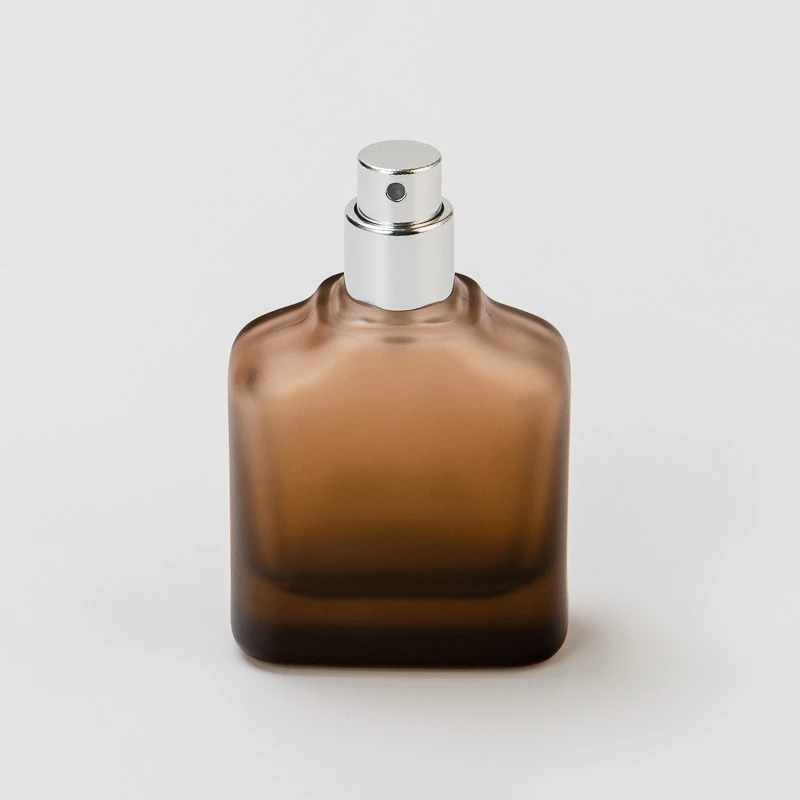 Wholesale 30ml Frosted Brown Glass Perfume Bottle for Home Fragrance