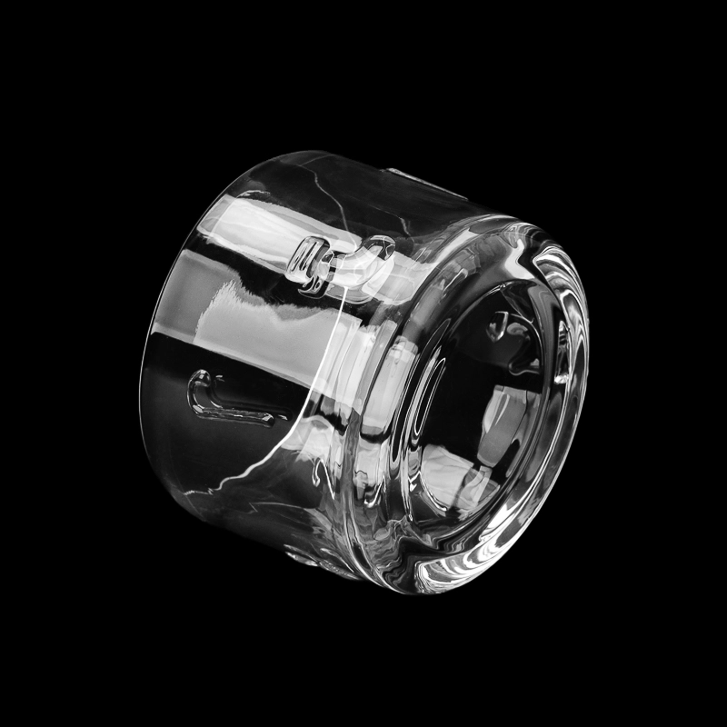 5oz Christmas decoration glass candle jar